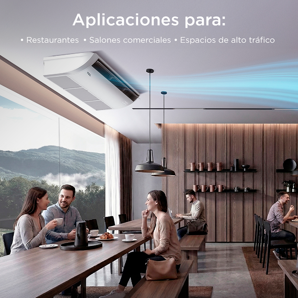 Aire Acondicionado Tipo Piso Techo TCL 3 Ton On/Off TCE-36CA/U2O-C (TCE-36ZCRA/U2I-C)