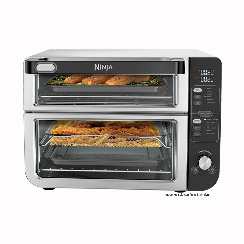 Doble Horno DCT401 NINJA 12 funciones en un solo tosta hornos