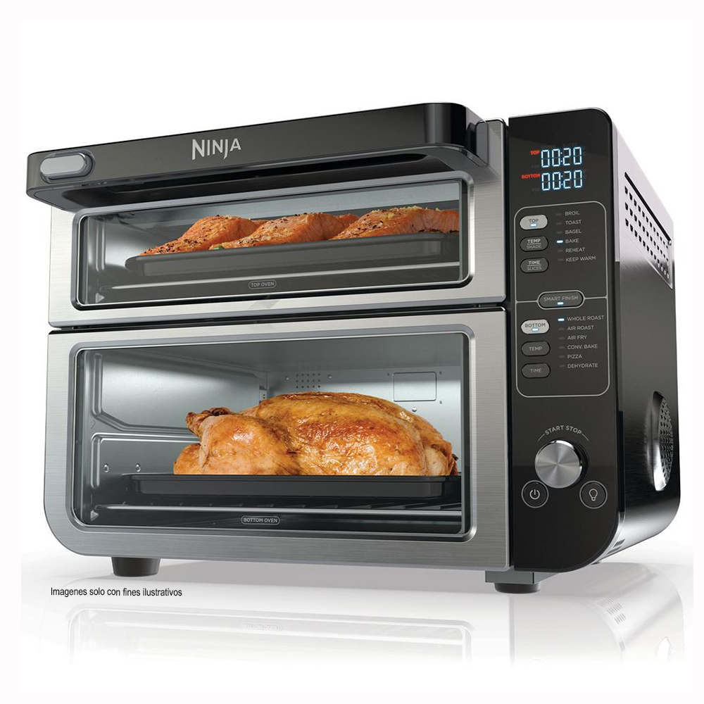 Doble Horno DCT401 NINJA 12 funciones en un solo tosta hornos