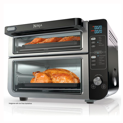 Doble Horno DCT401 NINJA 12 funciones en un solo tosta hornos