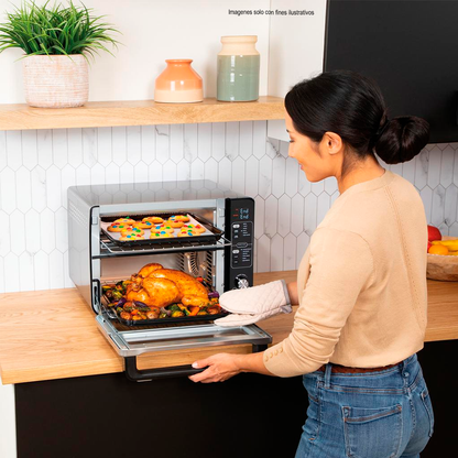 Doble Horno DCT401 NINJA 12 funciones en un solo tosta hornos