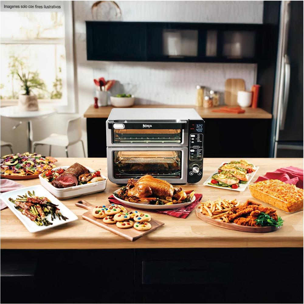Doble Horno DCT401 NINJA 12 funciones en un solo tosta hornos