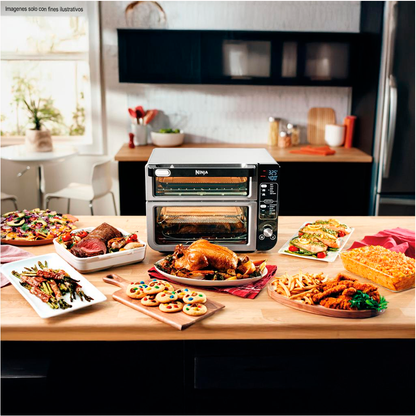 Doble Horno DCT401 NINJA 12 funciones en un solo tosta hornos