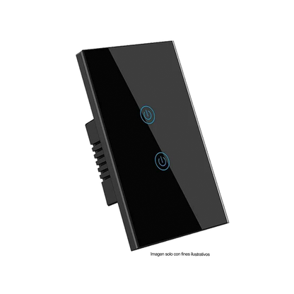 Interruptor de luz inteligente 2GANG+BLE DS121B2G
