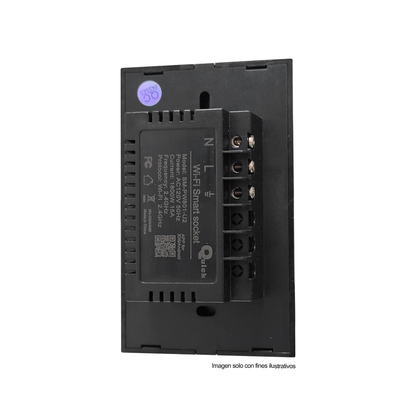 Tomacorriente Touch color negro QUICKPW801UB