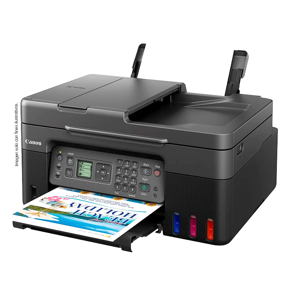 Combo de impresora multifuncional G4170 Wi-Fi + resma de papel Canon + Cargador inalámbrico KDC-150