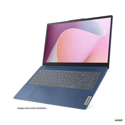 IdeaPad Slim 3 modelo 15ABR8 (82XM016KGJ) pantalla 15.6" procesador AMD Ryzen 5 5625U 16Gb 512GB, windows 11, Lenovo