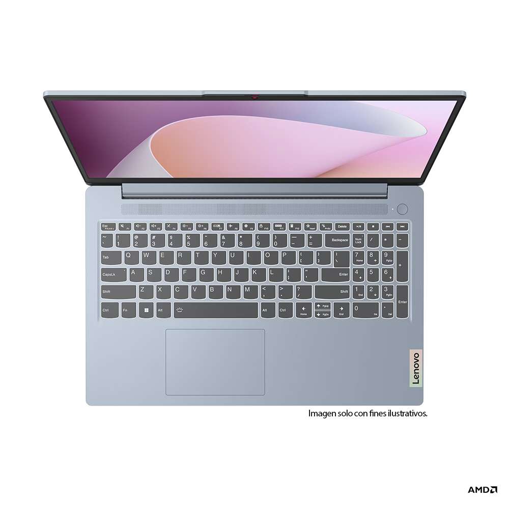 IdeaPad Slim 3 modelo 15AMN8 (82XQ014LGJ) pantalla 15.6" 16GB 512GB windows 11 color frost Blue, Lenovo