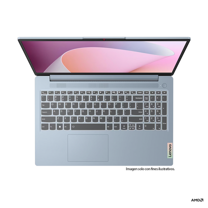 IdeaPad Slim 3 modelo 15AMN8 (82XQ014LGJ) pantalla 15.6" 16GB 512GB windows 11 color frost Blue, Lenovo