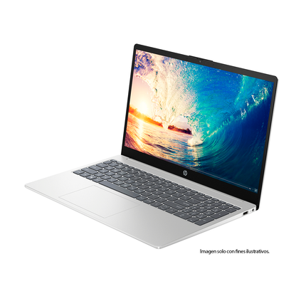 Laptop 15-fc0287la (C92PXLA) HP, pantalla 15.6" procesador AMD Ryzen 7 7730U 8GB 512GB Windows 11, color plateado natural