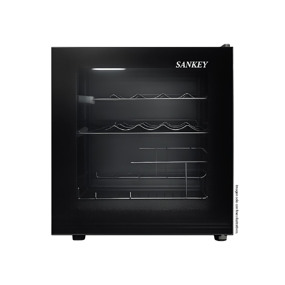 Vinera 1.5pc WC-3470 Sankey para 12 botellas, control de temperatura.
