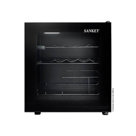 Vinera 1.5pc WC-3470 Sankey para 12 botellas, control de temperatura.