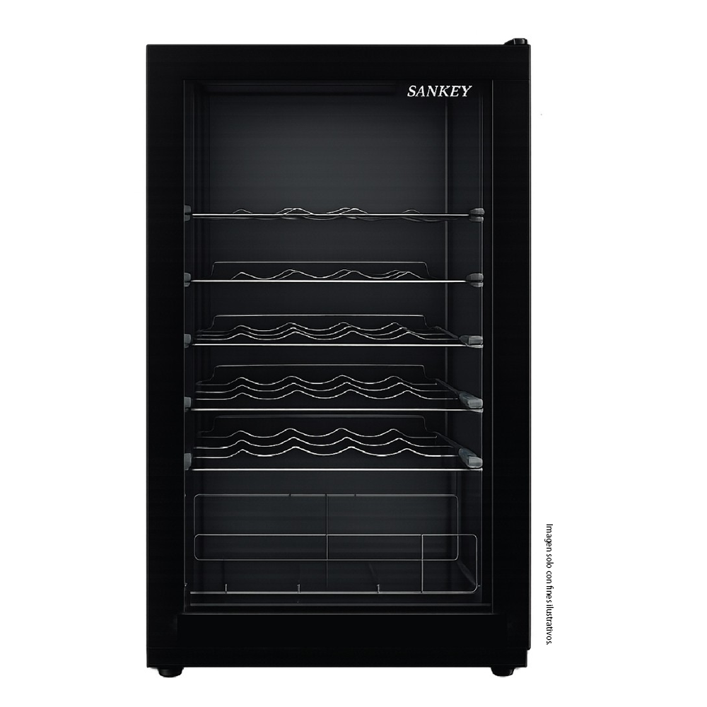 Vinera 3.2pc WC-3471 Sankey para 25 botellas, control de temperatura.