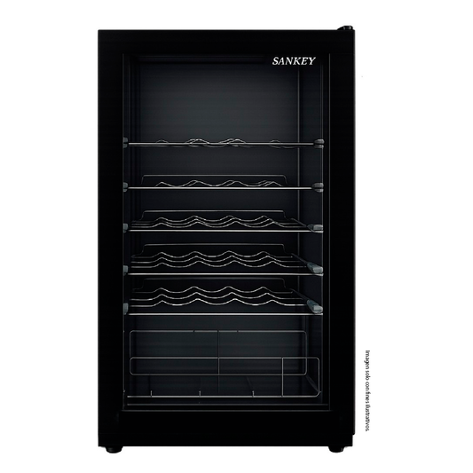 Vinera 3.2pc WC-3471 Sankey para 25 botellas, control de temperatura.