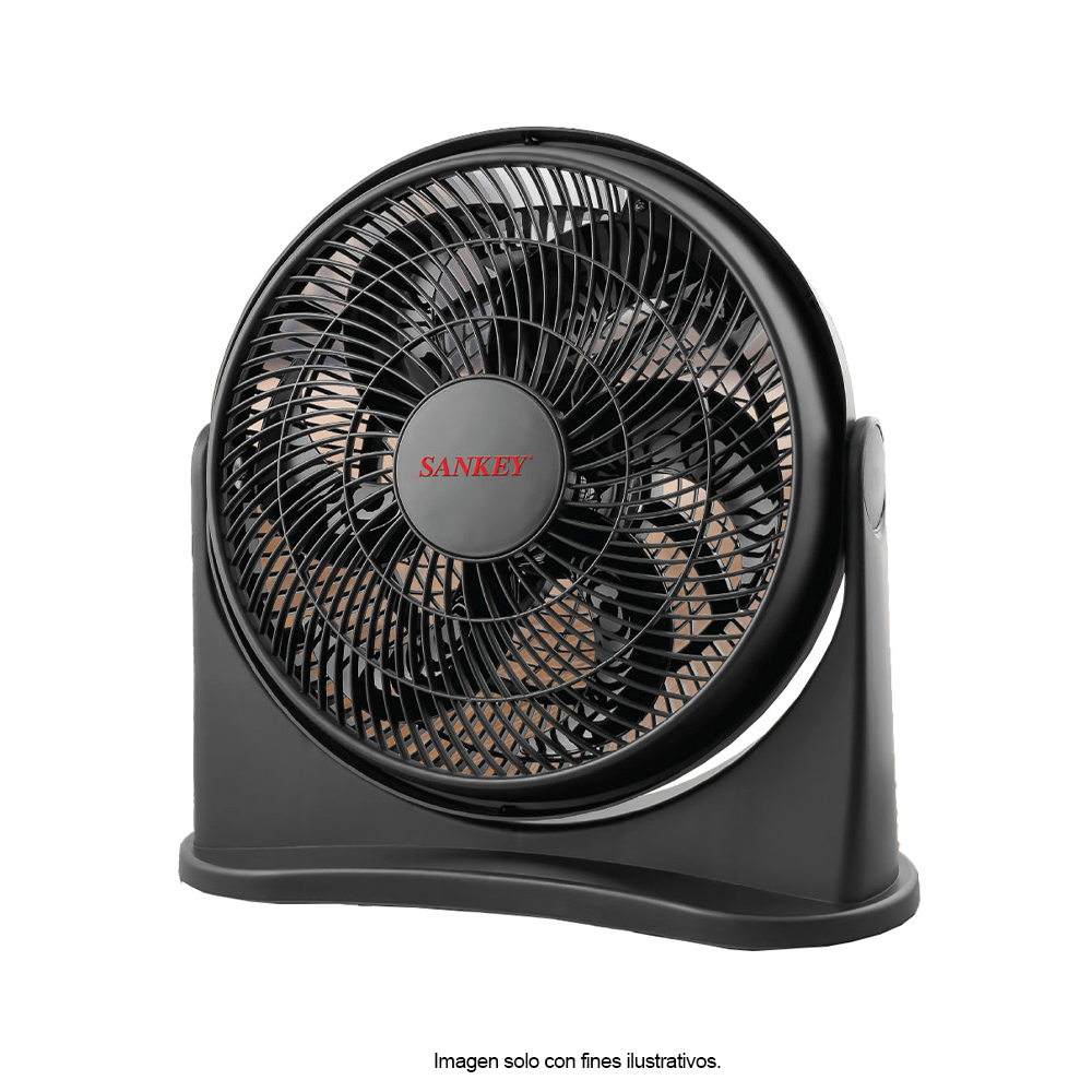 Abanico de pedestal 12" FN-12B06B Negro Sankey