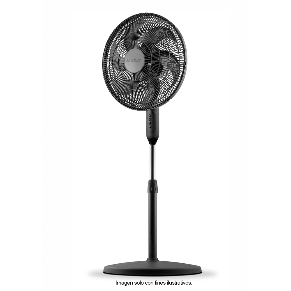 Abanicos de pedestal 17" FN-17A54PB NEGRO Sankey