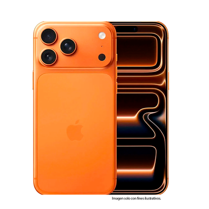 Iphone 17 Pro Apple de 256GB color naranja cósmico
