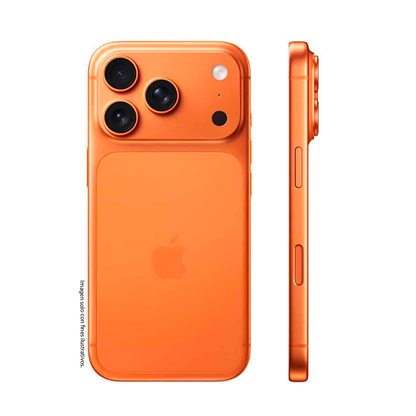 Iphone 17 Pro Apple de 256GB color naranja cósmico