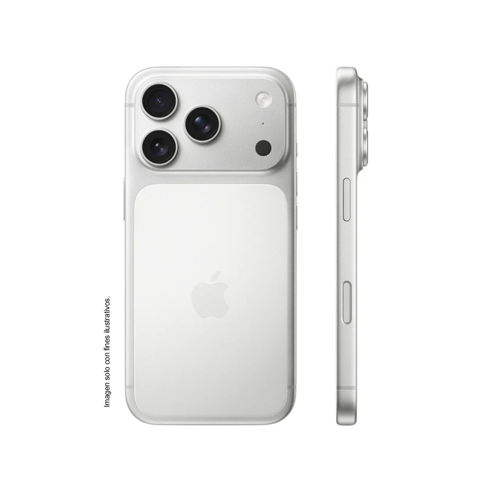 iPhone 17 ProMax Apple Color silver almacenamiento de 512GB