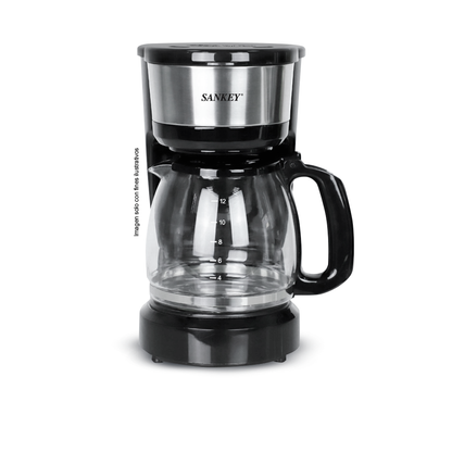 Cafetera de 12 tazas CM-1253ST Sankey color negro