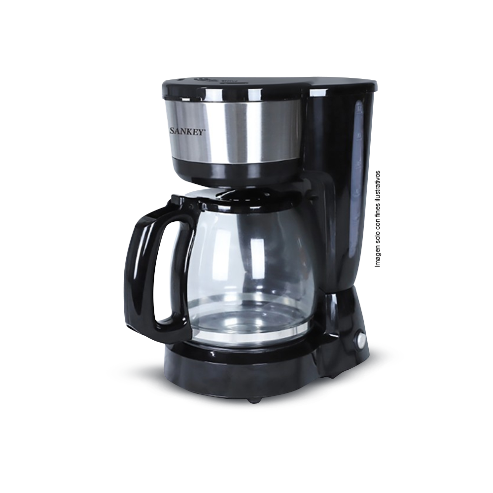 Cafetera de 12 tazas CM-1253ST Sankey color negro