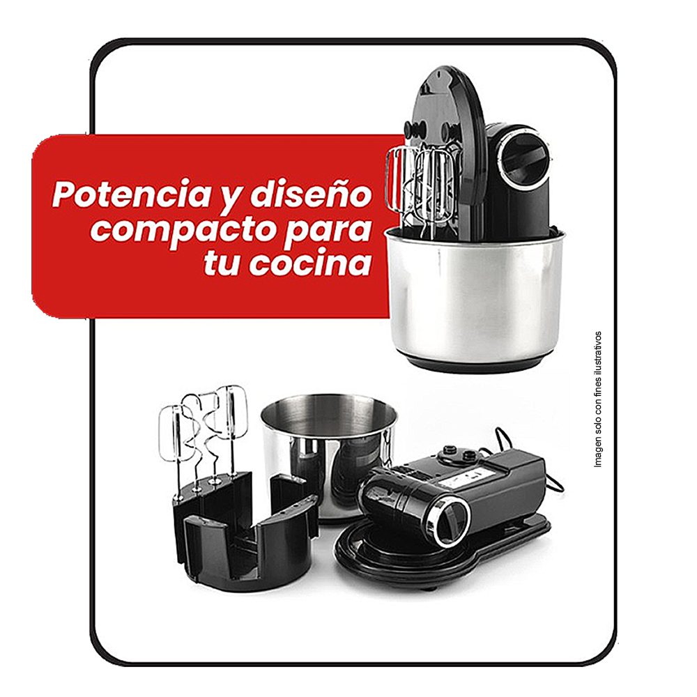 Datidora pedestal plegable Bowl 3.5L, HM-537BLS Sankey 6 velocidades