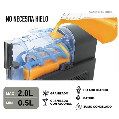 Máquina de hacer bebidas y granizados, SL-2002IC Sankey, 2.0 litros.