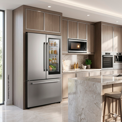 Combo refrigerador 30pc RF80H30JETED + microondas 1.1pc MS32DG4504ATAX Samsung