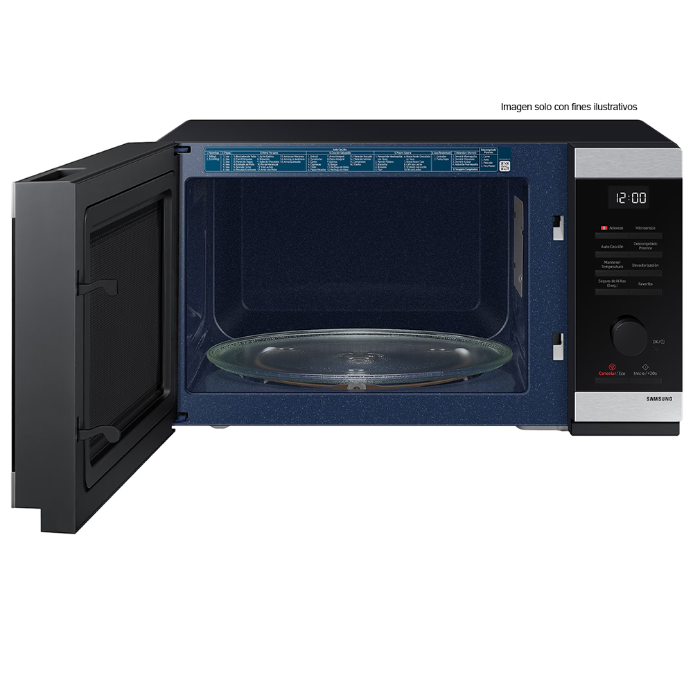 Combo refrigerador 30pc RF80H30JETED + microondas 1.1pc MS32DG4504ATAX Samsung