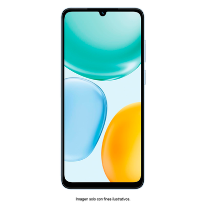 Celular X5D color azul marea, 4GB+64GB, pantalla 6.7" dual card. Honor