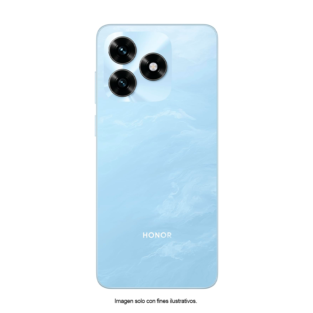 Celular X5D color azul marea, 4GB+64GB, pantalla 6.7" dual card. Honor