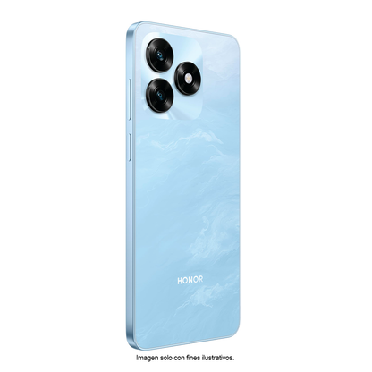 Celular X5D color azul marea, 4GB+64GB, pantalla 6.7" dual card. Honor