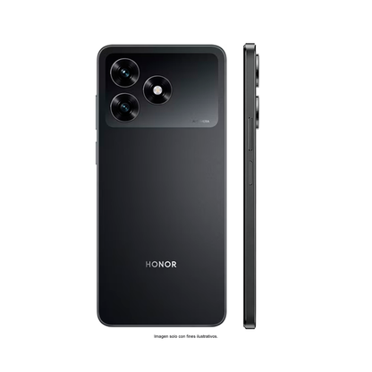 Celular X5D, pantalla 6.74" color negro media noche Honor. Dual card