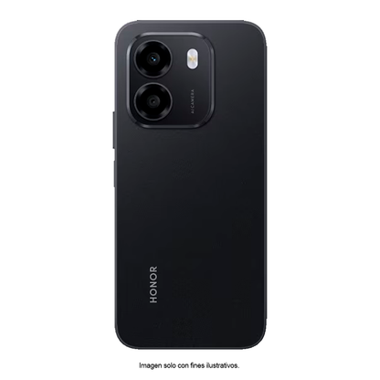 Celular X6E color negro, 4GB+128GB, pantalla 6.6" dual card. Honor