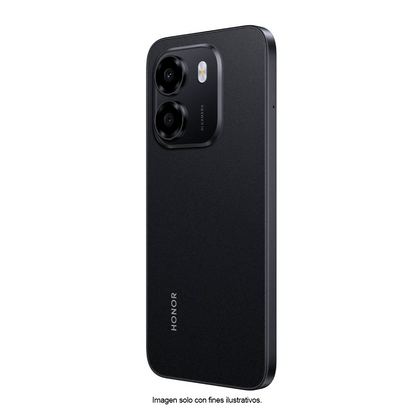 Celular X6E color negro, 4GB+128GB, pantalla 6.6" dual card. Honor