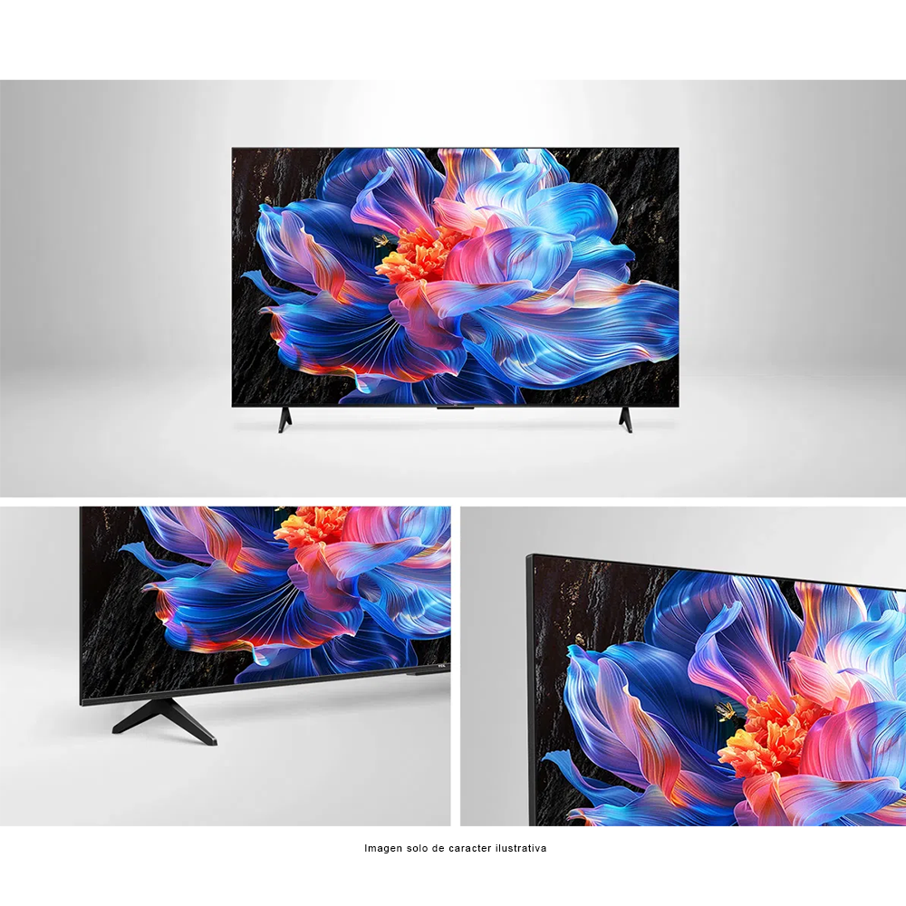 Televisor 55" QLED Smart modelo 55P6K TCL, Google TV, 4K