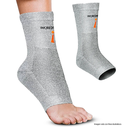 Tobillera G707 talla L color gris, Incrediwear