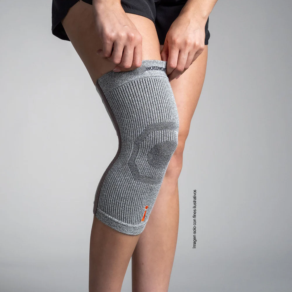 Rodillera G702 talla M, Incrediwear color gris