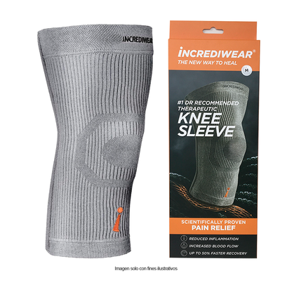 Rodillera G702 talla M, Incrediwear color gris