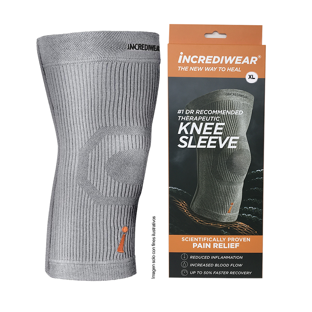 Rodillera G704 talla XL, Incrediwear color gris