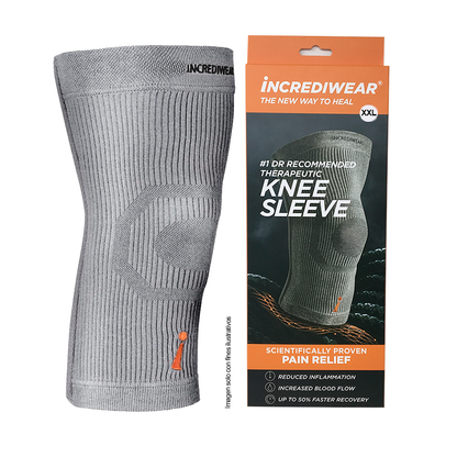Rodillera G705 talla XXL, Incrediwear color gris