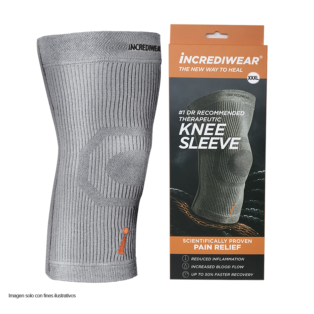 Rodillera G705B talla XXXL, Incrediwear color gris