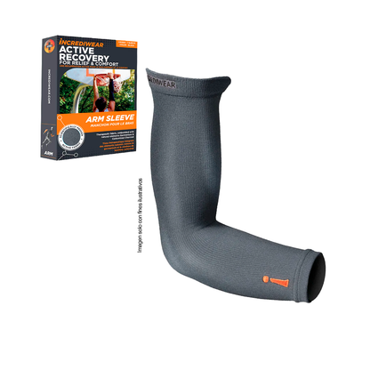 Manga de brazo TS102L color gris oscuro Incrediwear