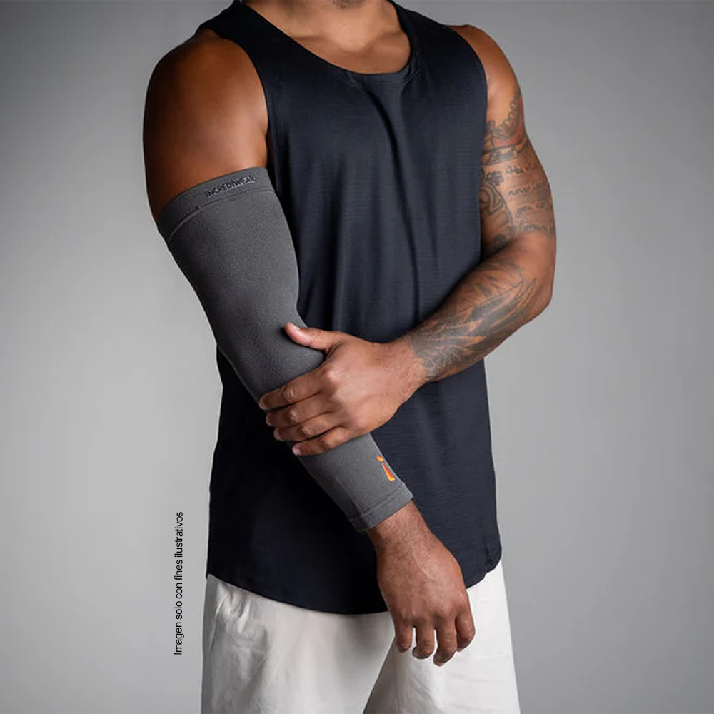 Manga de brazo TS102L color gris oscuro Incrediwear