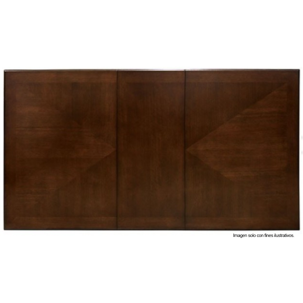 Comedor de 6 puestos en madera, modelo 15-2026 (CM3109T-SC) color chocolate