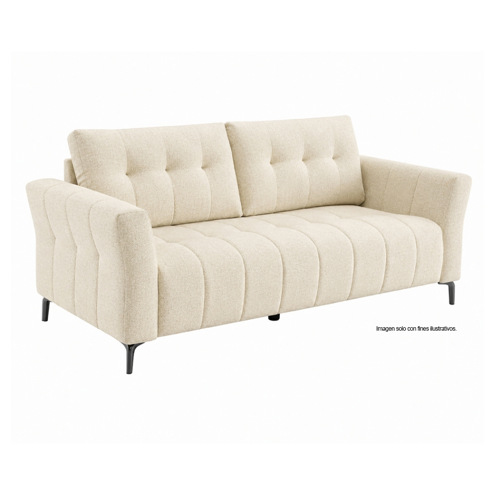 Juego de sala Harmony LV07440/41 Color Beige. 3puestos + 2 puestos.