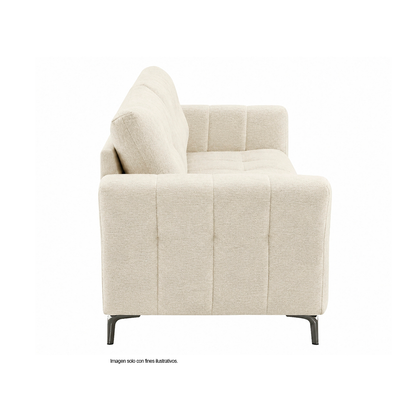 Juego de sala Harmony LV07440/41 Color Beige. 3puestos + 2 puestos.