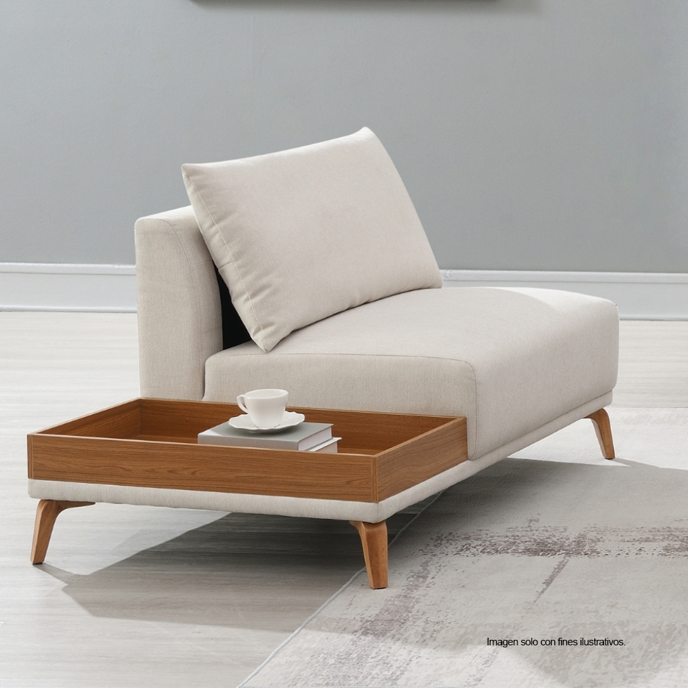 Juego de sala Georgina 3 + 2 puestos + 1puesto, 18-2245 (LV06800/01/02) color beige.
