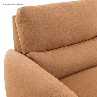 Sofá Chaise reclinable con puerto USB, CM9942BR FRIDA en color chocolate