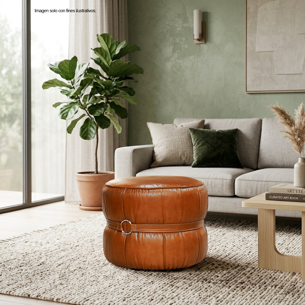 Piecero de cuero, modelo Senegal Luxury 417002, color caramelo